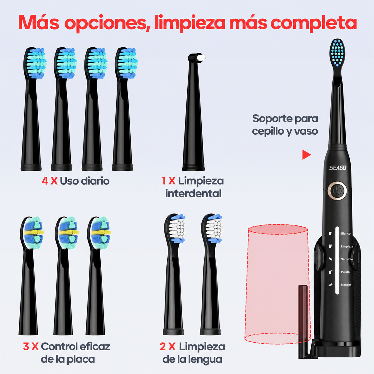 Cepillo eléctrico dental