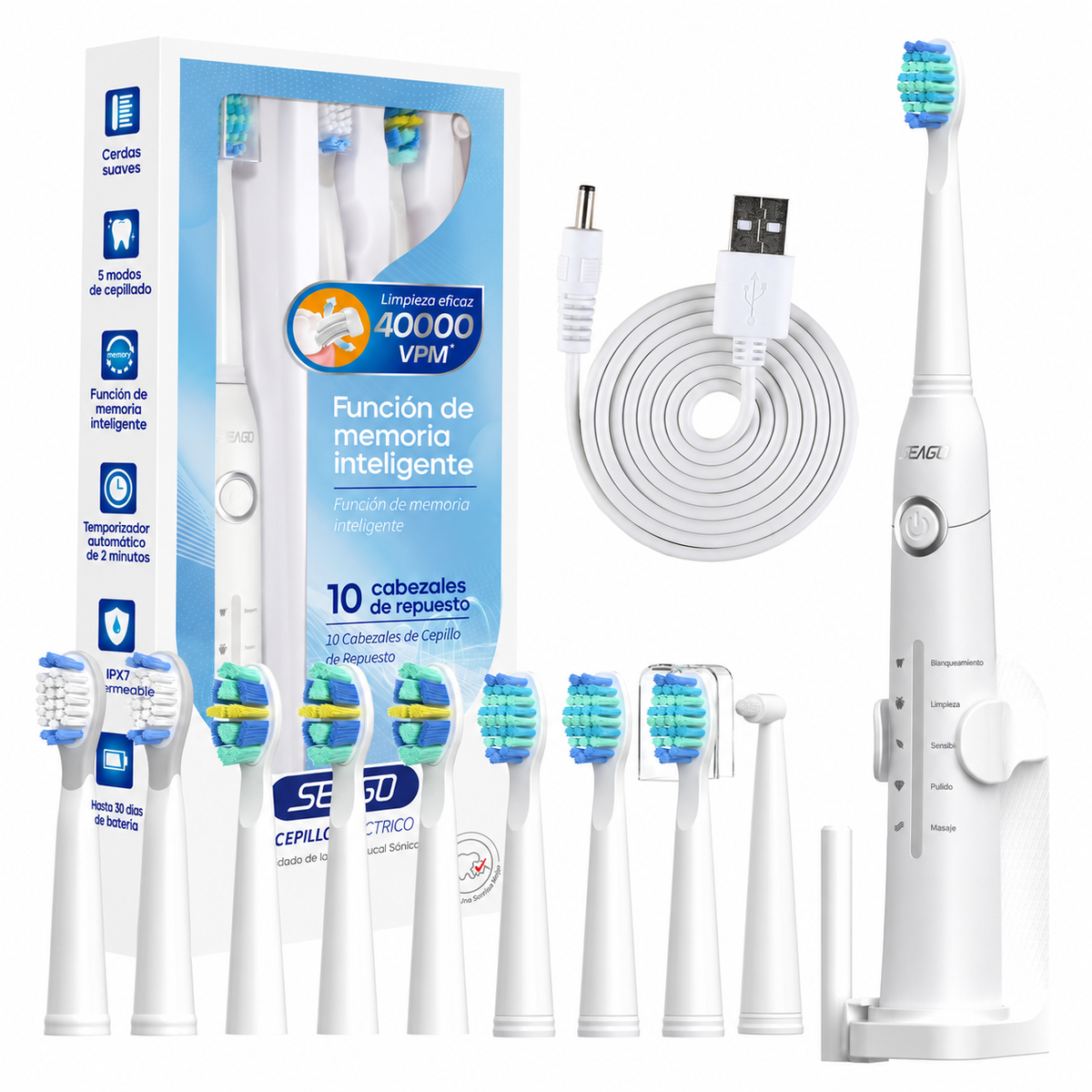 Cepillo eléctrico dental